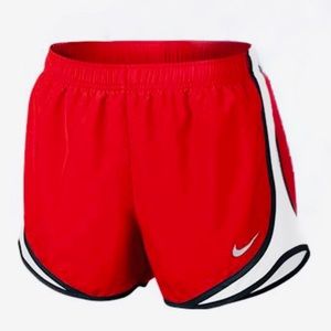 NIKE DRI-FIT red shorts